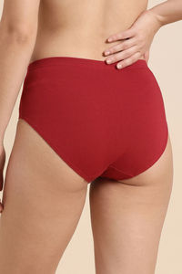 Zivame Full Coverage Medium Rise Hipster Panty (Pack of 3) - Multicolor — thumbnail 3